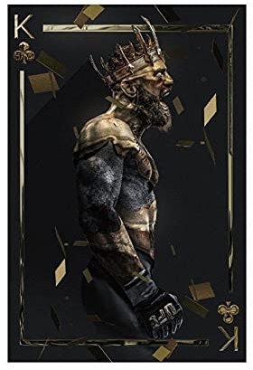 Conor McGregor UFC 2 Leinwand-Poster, Schlafzimmer, Dekoration, Sportlandschaft, Büro, Raumdekoration, Geschenk, 30 x 45 cm