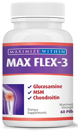 Maximum Slim Max Flex-3 Pain Relief Formula with Green Lipped Mussel - 60 Count