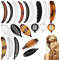 Pince Banane Cheveux Femme 20 Pièces Pinces à Cheveux Banane Barrettes à Cheveux Griffes Clips de Peigne à Cheveux avec Dents Queue de Poisson pour Queue de Cheval en Plastique Flexible