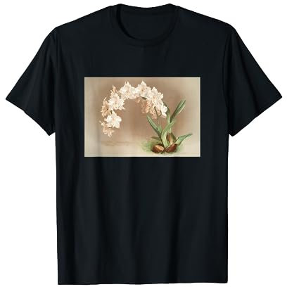 Vintage Odontoglossum Crispum Orchidee Fiori e piante Maglietta