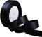 POPOYU Schwarz Satinband Dekoband Stoffband,20mm x 23m/Rolle Satinbänder Geschenkbänder Geschenkband Schleifenband Ribbon für Hochzeit,Valentinstag,Geburtstag Geschenke,DIY Handwerk,Sträuße Verpackung