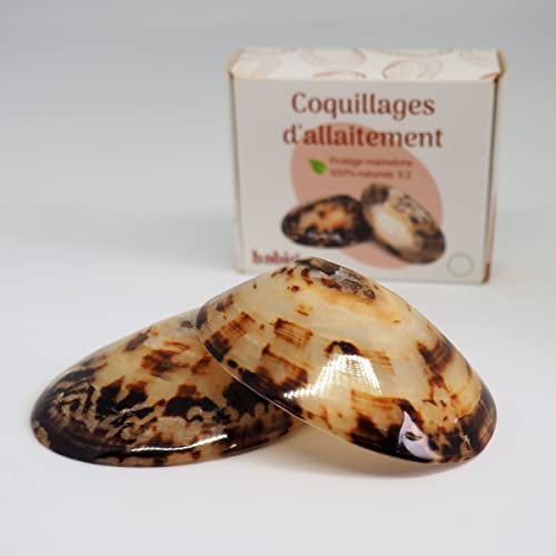 BABIG Coquillages d'Allaitement Taille M 100% Naturels – Soulage les douleurs – Réutilisables, Faits-Main – Protège Les Mamelons – Pour Jeunes Mamans – Taille Disponibles XS à XXXL