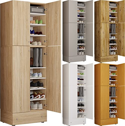 VCM XXL shoe cabinet closet shoes cabinet hall closet Lona 9f drawer XXL shoe cabinet closet shoes cabinet hall closet Lona 9f drawer White