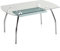duehome | Mesa de Comedor Fija, Mesa Salon o Cocina, Modelo Ove, Acabado en Cromo y Cristal Templado, Medidas: 150 cm (Largo) x 90 cm (Ancho) x 75 cm (Alto)