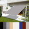 Sun Segel Sonnensegel 350x650cm Rechteckig Polyester Balkon Sichtschutz Ohne Bohren Reißfest Wetterfest mit Ösen für Garten,Terrasse, Pavillons, Hof-Hinterhof Hellgrau