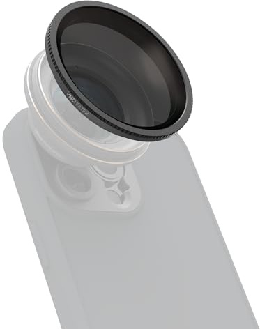 ShiftCam VND Filter: Variable Neutral Density Technology for Balanced Lighting, Color Integrity, and Motion Blur - 6-9 Stops Exposure Reduction