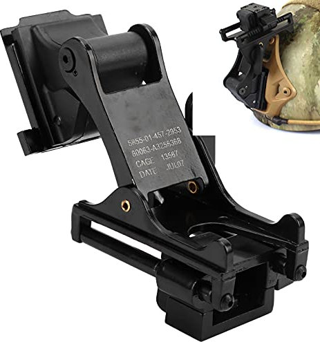 nikusaz Pvs-14 Helm-Nachtsichtbrillenhalterung, Rhino-Halterung, Vollmetall-Helmhalterung, Muldenkipper-Nachtsichtgerät-Adapter, Unterstützt Helm-M88-Halterung für Alle Modelle von PVS14