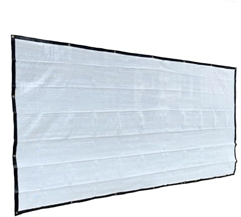 Miko® Bauzaunnetz 1,80 x 3,45 m Weiß, Sichtschutznetz für Bauzaun