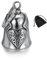 NJCXOLA Guardian Bell Biker Bell, Motorrad Glocke Glücksbringer, Edelstahl Motorradglocke, Schutzglocke Engel Reitglocke, Motorradglocke Schlüsselanhänger für Segne Den Frieden, Glücksbringer