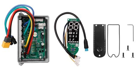 ziyany Teile für Elektroroller Steuerplatinenbaugruppe kompatibel mit Ninebot MAX G30 G30D G30L Elektroroller Ersatz-Controller-Armaturenbrett-Anzeigetafel-Teile(G30 1set)