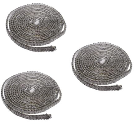 POPETPOP 2m Selbstklebendes Flaches Dichtungsband Aus Fiberglas Für Kamintüren Und Holzöfen Hitzebeständige Dichtung Für Pelletöfen Und Räucheröfen