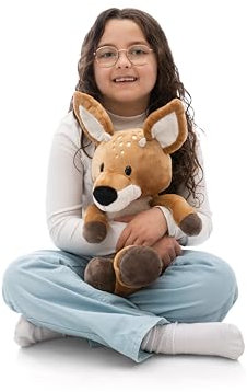 NICI Kuscheltier Rehbock René Roebuck 50cm - braun - Weiches Plüschtier – niedliches Stofftier zum Kuscheln & Spielen – tolle Geschenkidee für Kinder & Erwachsene - 62274