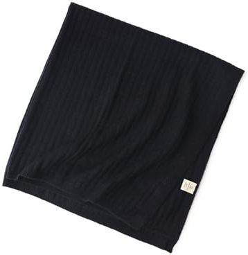 Luxuriöse 100% Kaschmir Babydecke für Mädchen Jungen, Super Weiche Warme Strick Kinder Decke für Zuhause Bett Kinderwagen, Elegante Leichte Schal Wurfdecke 4 Jahreszeite für Reisen Blue 80*75cm