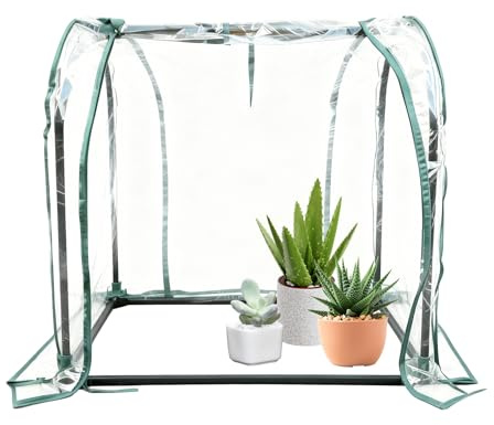 Ersatzabdeckung Für Gewächshaus - Transparente Pflanzenschutz Folie - Windfeste Abdeckung Für Pflanzen - Für Gewächshaus Garten Terrasse Balkon Freisitz Hochbeet Außenbereich