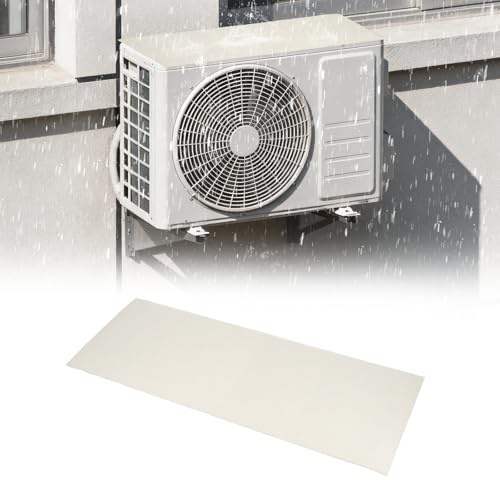 PATIKIL Air Conditioner Drip Cushion 1 m x 0.3 m x 4mm, Self-Adhesive AC Rain Cover Air Conditioner Top Pad for Reducing Dropping Noise Window AC Units, White