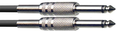 Stagg SGC1.5DL Pro-Series 1.5m Jack to Jack Instrument Cable - Black