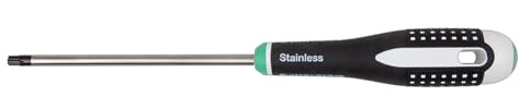 Bahco T10 TORX® Standard-Schraubendreher, Edelstahl, 197 mm/Klinge 75 mm