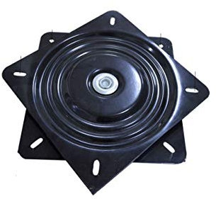 Chiloskit Universal drehbare Tischlager Möbel quadratisch Eisen Drehteller Sofa Stuhl Basis modifizierte Drehteller Barhocker (volle Perlen 20 cm)
