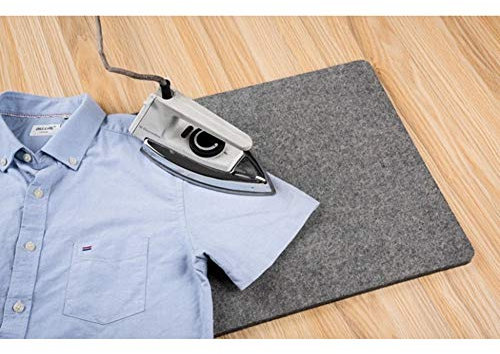 URFEDA Wollfilz-Bügelmatte, 33 x 35,6 cm, Wollpressmatte, Quilt-Bügelunterlage, einfaches Drücken für Präzisionssteppen, gefilztes Bügelbrett für Quilter, tragbar, Quilten und Reisedecke