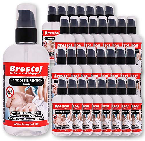 HANDDESINFEKTION Liquid 32x 300 ml Desinfektionsmittel für Hand Haut Oberflächen Hände Desinfektion Händedesinfektion Desinfektionsflüssigkeit Flüssigdesinfektion Oberflächendesinfektion