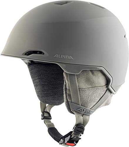 Alpina MAROI - Sicherer, Bruchfester & Individuell Anpassbarer Skihelm Mit waschbarem Innenfutter Für Erwachsene, Moon-Grey matt, 53-57 cm