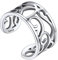 Bague Orteil Femme Argent 925 Sterling Inoxydable Chaîne Pied Fiançaille Reglable Original Fantaisie Anneau Pouce Celtique-Large Bijoux Cadeau Accessoire Mariage Valentin Action Grâce Nouvel An