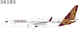 NG Models 58105 Boeing 737-800 Vistara VT-TGG Scale 1/400