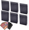 Senbeeda Karten Hüllen Pro Pokemon, Soft Sleeves 66 * 91mm, 300 Pockets Sammelkarten, Pocket Pages für Tauschkarten, Karten Sleeves Standardgröße Passt Perfekt zu MTG, Yu-Gi-Oh - Schwarz
