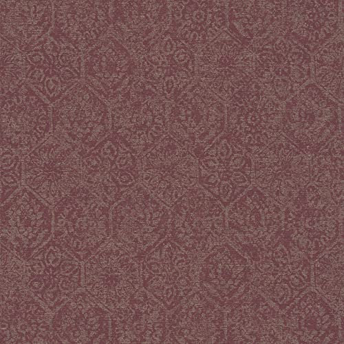 Tapete 380224 38022-4 Cuba A.S. Création Tapete für Büro Diele/Flur | Rot Silber | 10,05 x 0,53 m