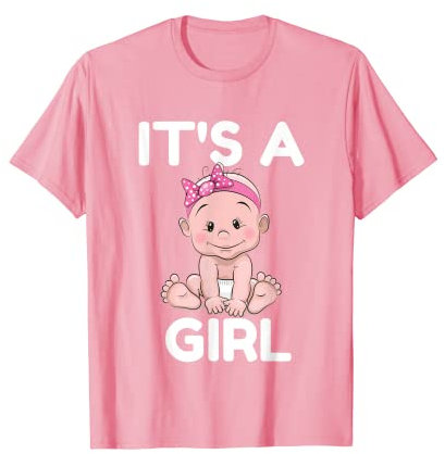 It's A Girl Babyparty Adoption Gender Reveal Party lustig T-Shirt