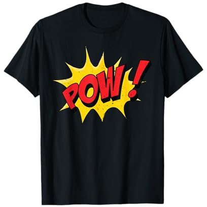 POW ! Comic Book Cartoon Funny Pop Art T-Shirt