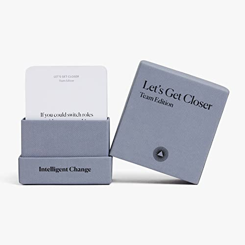 Intelligente Change Teams: Fragenspiel & Gesprächskarten für Teamkultur und Bindung, lustiges sprechendes Kartenspiel für Kollegen, Icebreaker Aktivität 52 Fragekarten