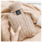 VVLXRIC Faultier Wärmflasche, Dick Gummi Wärmflasche Rücken, Plüsch Warm Wärmflaschenbezug Flauschig Winter,Khaki