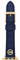 Michael Kors Cinturino da donna in pelle o PVC, compatibile con Apple Watch® da 38 mm/40 mm/41 mm, 175+/- 5MM, Blu