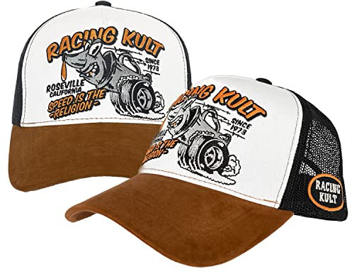 RACING KULT Trucker Cap Speed is The Religion mit Stick Unisex