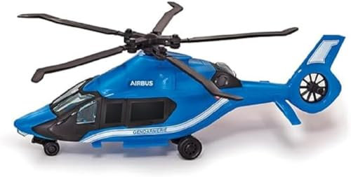Dickie – Hubschrauber Gendarmerie Airbus 23 cm – Maßstab 1:24 – Retro Friction – ab 3 Jahren – 203714022002