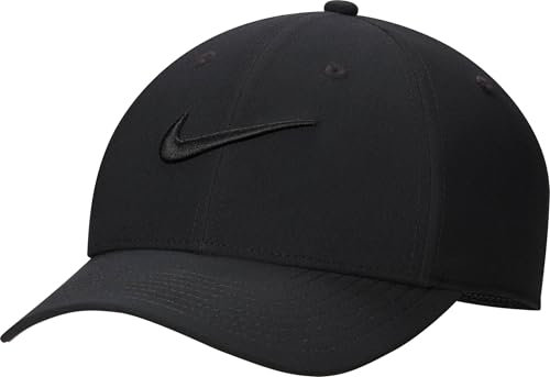 Nike Dri-Fit Club Strukturierte Swoosh-Cap, Black/Black, FB5625-011, L/XL