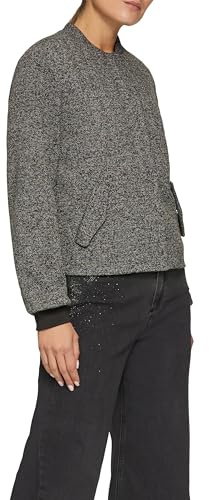 s.Oliver Melierter Blouson mit Druckknöpfen