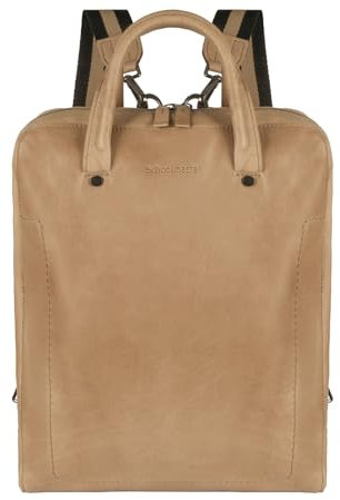 Schoolmaster by Harolds Backpack Business Rucksack für Damen und Herren, Lehrer, Schüler, Schule - soft camel