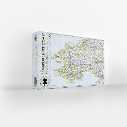 Pieceful Maps Jigsaw Puzzle | Great British Jigsaws | Small Batch Made | Sustainable Jigsaw Puzzles (Pembrokeshire Coast)