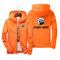 ERWAAD Veste De Pluie pour Homme - Imprimé Can-Am Vestes Imperméables Léger Coupe-Vent À Capuche Imperméable D'extérieur Coupe-Vent Veste Shell pour Le Voyage, La Course À Pied, La Randonn-Orange||M
