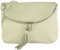 modamoda de T07L / T139L Damen Leder kleine Umhängetasche 2 Modelle handmade in Italy, Farbe:Creme