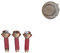 TYGHBNM Compatible For LG, Drum Washing Machine Tripod Screw Bolt Stainless Steel Central Axis Fixed Parts Washing Machine Accessories(Tripod screw 3PCS)