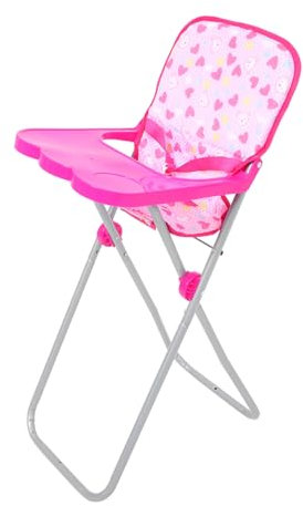 MOLUCKFU Puppenhochstuhl Für Puppen Hochstuhl Für Puppen Zum Füttern Und Ideales Zubehör Für Rollenspiele