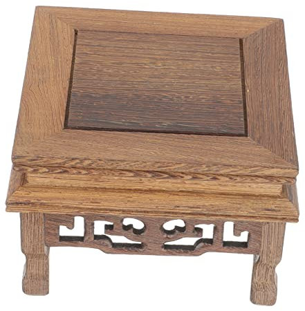 Milisten Base per Fioriera in Legno Supporto per Vasi di Fiori per Casa Ufficio Supporto Decorativo