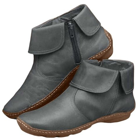 Generisch blitzangebote Stiefel Damen Schwarz Damen Flach Rutschfeste Laufsohle Elegant Klobiger Blockabsatz Spitze Zehe Lan 5 euro artikel damen sneaker sale