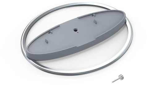 Zhixteu Vertikaler Ständer für PS5 Pro für PS5 Slim für PS5, Sockel Ständer Halterung Zubehör, Universal Untersetzer für Digitale Ausgabe & Disc Ausgabe (Grau)