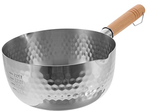 Cabilock Olla Para Leche y Sopa Cacerola Inoxidable Olla Vaporera De Leche Para Estufa