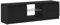 vidaXL Mobile Porta TV con LED Rovere Nero 120x30x36 cm Multistrato