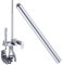Rallonge de tuyau en acier inoxydable de 30 cm – Extension de pommeau de douche ronde | Extension de douche | Tube d'extension de douche | Extensible en hauteur | Connecteur facile à installer pour